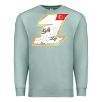 Seafoam toprak razgatlioglu race number 1 2022 white Premium Sweatshirt - tuanDangUi