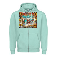 Seafoam Registered Nurse Tumbler Zipper Hoodie - BundleAndBundleShop
