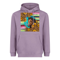 Lavender quarter horse aztec pattern Heavyweight Hoodie - LillyAllenDesigns