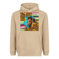 Mushroom quarter horse aztec pattern Heavyweight Hoodie - LillyAllenDesigns
