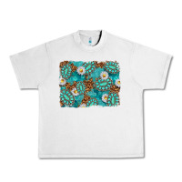 Lunar Rock Leopard and Turquoise Gemstone Background Urban Heavy Tee - texasbilliewilder