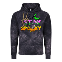 Cloud Black Stay spooky Vintage Hoodie - NancyCooperArtShop