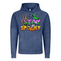Vintage Denim Stay spooky Vintage Hoodie - NancyCooperArtShop