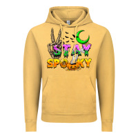 Vintage Mustard Stay spooky Vintage Hoodie - NancyCooperArtShop