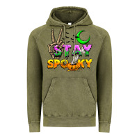 Vintage Olive Stay spooky Vintage Hoodie - NancyCooperArtShop