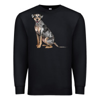 Black catahoula leopard dog Premium Sweatshirt - LillyAllenDesigns