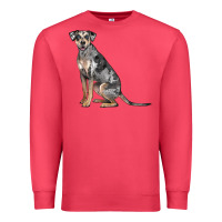 Cardinal catahoula leopard dog Premium Sweatshirt - LillyAllenDesigns