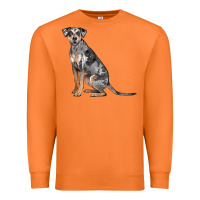 Carrot catahoula leopard dog Premium Sweatshirt - LillyAllenDesigns