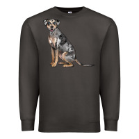 Smoke catahoula leopard dog Premium Sweatshirt - LillyAllenDesigns