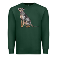Sports Green catahoula leopard dog Premium Sweatshirt - LillyAllenDesigns