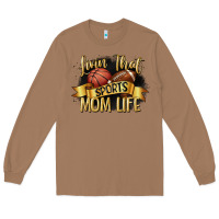 Toasted Coconut livin that sports mom life Long Sleeve Tee - CowGirlArtShop