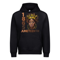 Black 1865 juneteenth black women Urban Hoodie - BarkalooDesign