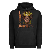 Pigment Black 1865 juneteenth black women Urban Hoodie - BarkalooDesign