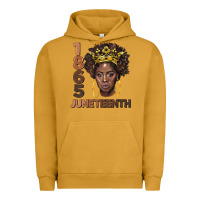 Pigment Peanut Butter 1865 juneteenth black women Urban Hoodie - BarkalooDesign