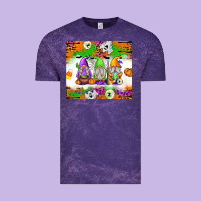 Halloween Gnomes Vintage Tee Designed By Texasbilliewilder