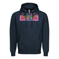 Navy proud nurse libbey glass Zipper Hoodie - BundleAndBundleShop
