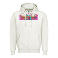 Oatmeal Heather proud nurse libbey glass Zipper Hoodie - BundleAndBundleShop