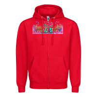 Red proud nurse libbey glass Zipper Hoodie - BundleAndBundleShop