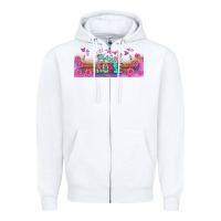White proud nurse libbey glass Zipper Hoodie - BundleAndBundleShop