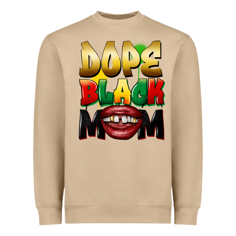 Dope Black Mom Heavyweight Sweatshirt by FaDigitalArtStudio | Teevron