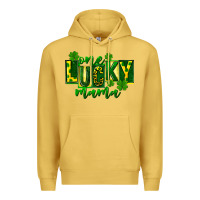 Antique Gold one lucky mama st patricks Premium Hoodie - FaDigitalArtStudio