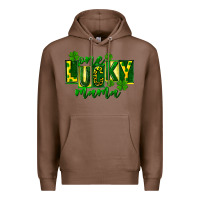 Chestnut one lucky mama st patricks Premium Hoodie - FaDigitalArtStudio
