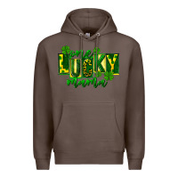 Coffee one lucky mama st patricks Premium Hoodie - FaDigitalArtStudio