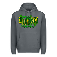 Rock one lucky mama st patricks Premium Hoodie - FaDigitalArtStudio