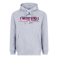 Heather Grey west end records Heavyweight Hoodie - tuanDangUi