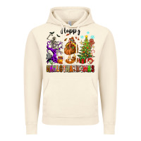 Vintage Artic Happy Hallothanksmas Vintage Hoodie - texasbilliewilder