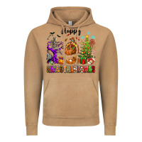 Happy Hallothanksmas Vintage Hoodie | Teevron