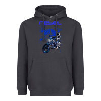 Smoke cmx 1100 rebel custom Heavyweight Hoodie - tuanDangUi