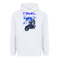 White cmx 1100 rebel custom Heavyweight Hoodie - tuanDangUi