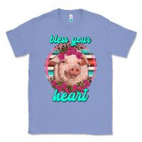 Colony Blue bless your heart pig Classic Tee - RanaPortraitStore