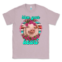Lilac bless your heart pig Classic Tee - RanaPortraitStore