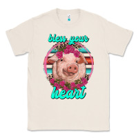 Natural bless your heart pig Classic Tee - RanaPortraitStore