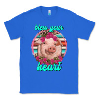True Royal bless your heart pig Classic Tee - RanaPortraitStore