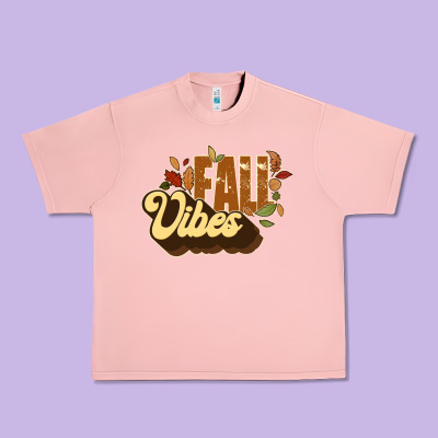 Fall Vibes Urban Heavy Tee Designed By Jahusdesignshop