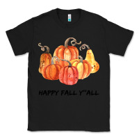 Black Happy Fall Y all Classic Tee - Bettercallsaul