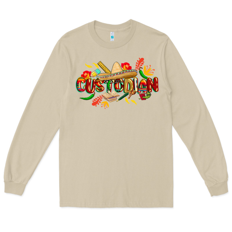 Cinco De Mayo Custodian Long Sleeve Tee by CowGirlArtShop | Teevron