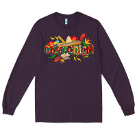 Plum cinco de mayo custodian Long Sleeve Tee - CowGirlArtShop