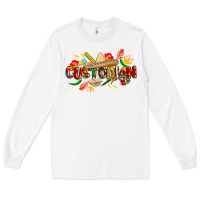 White cinco de mayo custodian Long Sleeve Tee - CowGirlArtShop