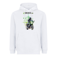White kawa cafe racer z 9 rs 900 Heavyweight Hoodie - tuanDangUi