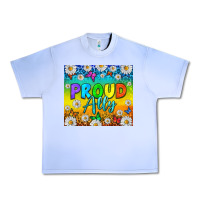 Grape Ice LGBTQ+ proud ally with daisy Urban Heavy Tee - NancyCooperArtShop