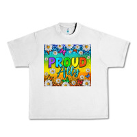 Lunar Rock LGBTQ+ proud ally with daisy Urban Heavy Tee - NancyCooperArtShop