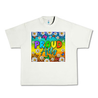 Pistachio LGBTQ+ proud ally with daisy Urban Heavy Tee - NancyCooperArtShop