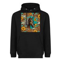 Black western tennessee horse Heavyweight Hoodie - LillyAllenDesigns