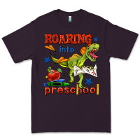 Plum roaring into preschool Premium Tee - BundleAndBundleShop