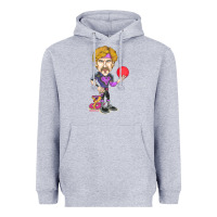 Heather Grey ben stiller   white goodman Heavyweight Hoodie - tuanDangUi