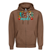 Chestnut teacher mode Zipper Hoodie - BundleAndBundleShop
